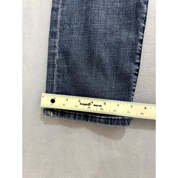 Liverpool Los Angeles Relaxed Straight Leg Jeans Denim Stretch Blue Size 32 - Picture 6 of 10